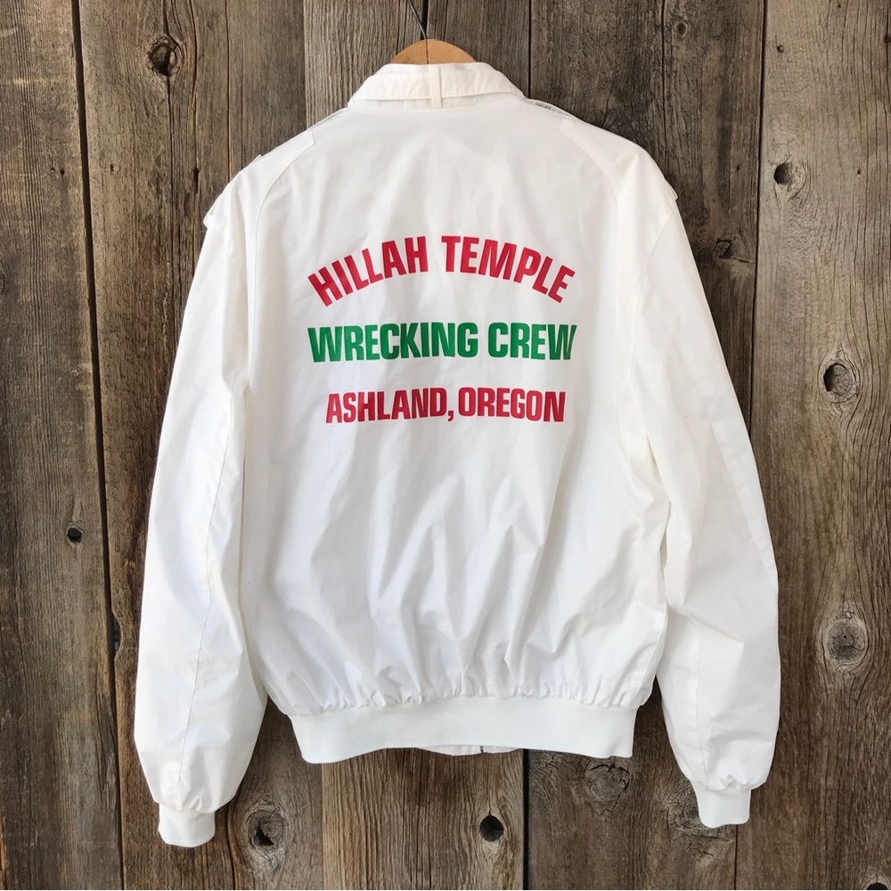Vintage 1980s Members Only Hillah Shriners Wrecking Crew "Lorena" Jacket, 42L